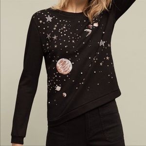 Anthropologie Stargazer Postmark Sweater